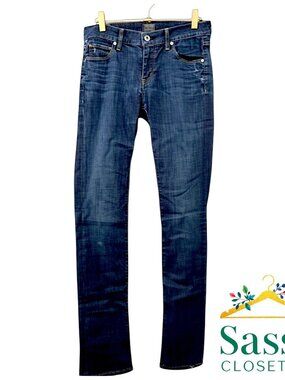 CITIZENS OF HUMANITY Ava Low Rise Straight Jeans 27 Dark Wash EUC